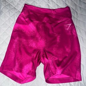 Gymshark hot pink shorts